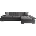 Mirjan24 Ecksofa, Chrom, Textil, rechts montierbar, L-Form, 278x161 cm, Wohnzimmer, Sofas & Couches, Wohnlandschaften, Ecksofas