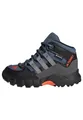 adidas Unisex Baby Terrex Mid Gore-TEX Hiking Shoes Wanderschuhe, Wonder Steel/Grey/Impact Orange, 20 EU