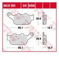 TRW MCB585SH Bremsbelagsatz Scheibenbremse
