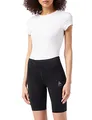 Odlo Laufhose für Damen Kurz Essential | Schwarz | Größe XS | Laufshorts mit reflektierenden Details | Sporthose mit Handytasche