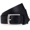 b.belt Ledergürtel Dornschließe schwarz 100