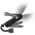 Victorinox Taschenmesser Signature Lite Onyx Black, 8 Funktionen,0.6226.31P, schwarz, LED-Licht