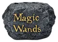 Figuren Shop GmbH Dekoobjekt Zauberstab-Halter - Magischer Stein - Dekoobjekt Stifthalter Fantasy