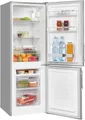 Exquisit KGC233-60-HE-040D Stand Kühl-Gefrierkombination, 50cm breit, 173 L, inoxlook