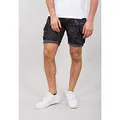 Alpha Industries Herren Crew Short Camo Für Cargos, Black Camo, 32 EU