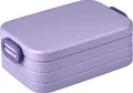 Mepal Midi Lunchbox Brotdose für 2 Sandwiches mit Unterteilung Vivid Lilac
