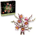 LEGO Botanicals Magnolia Branches - Artificial Flowers Set for Adult (US IMPORT)