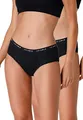 Lovable Slip Periodenunterwäsche Panty mit Normal Fluss Period Panties Bi-pack Damen x2 , Schwarz , L