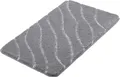 Kleine Wolke Badteppich Tram anthrazit Polyacryl 60 x 100 cm