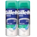 Gillette Series linderndes Rasiergel mit Aloe Vera 2 x 75 ml Set