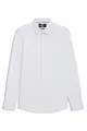 BOSS Herren P-HANK-s-C1-222 Slim-Fit Hemd aus Baumwoll-Mix mit Performance-Stretch Weiß 45