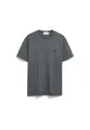 ARMEDANGELS Herren T-Shirt aus Bio-Baumwolle JAAMES Regular Fit Space Steel S