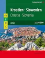 Kroatien - Slowenien, Autoatlas 1:150.000: Superatlas (freytag & berndt Autoatlanten)