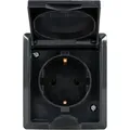 REV RITTER AquaForm FR AP-Steckdose anthrazit - Grau