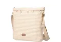 VewoTex Umhängetasche Damen Bast Tasche M » Umhängetasche ca. 30 x 26 cm (1-tlg), sommerliche Tasche mit Handy-Fach» Handtasche mit kleinen Muscheln