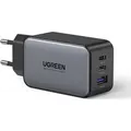 UGREEN USB-A+2xUSB-C 65W GaN Tech Fast Wall Charger EU Black (10335)