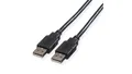 7611990176991 ROLINE USB 2.0 Kabel, type A-A, zwart, 0,8 m ROLINE