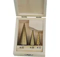 Brüder Mannesmann Werkzeuge Metallbohrer Brüder Mannesmann M54603 Stufenbohrer-Set 3teilig 1 St.