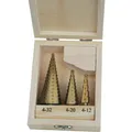 Brüder Mannesmann M54603 Stufenbohrer-Set 3teilig 1 St.