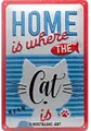 Nostalgic-Art Blechschild Home Cat Retro 20x30cm Deko