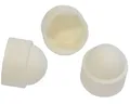 10 Stück - Sechskant Schutzkappe M22 - Schlüsselweite 32 mm - Farbe weiß - Abdec