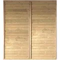 Karibu Seitenwand für Einzelcarport Kesseldruckimprägniert FSC®