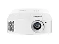 Optoma UHD35x 4K Beamer mit 3600 Lumen und 300 Zoll Großbild für Heimkino und Gaming in Kinoformat