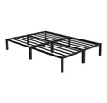 ML-DESIGN Metallbett Bettgestell Bettrahmen Stahlrahmen mit Lattenrost Metallbettrahmen, Doppelbett Paris Doppelbettgestell Gästebett Metall leichte Montage