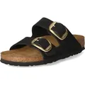 Birkenstock Arizona Big Buckle Schwarz - Damen Hausschuhe - 1023290 - Schwarz - 39