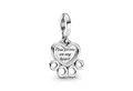Pandora Bead Pandora Charm Anhänger Herzen und Pfotenabdruck 799360C00 Silber