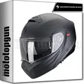 SCORPION MODULARHELM FÜR MOTORRAD EXO-930 EVO SOLID MATT-PERLSCHWARZ S