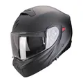 SCORPION Klapphelm EXO-930 EVO SOLID Matt pearl Schwarz Gr: S ECE 22.06