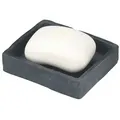 Wenko Seifenschale ''Slate'' in Anthrazit - (B)11,2 x (H)2,7 x (T)9,4 cm