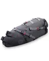 Acepac Saddle Bag Tasche unter Sattel Volume Variable 8/16 Liter, Grau