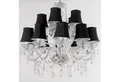 riess-ambiente Kronleuchter CRYSTAL XL 80cm klar (transparent) · Hängeleuchte mit Kristall-Design, keine besonderen Funktionen, ohne Leuchtmittel, 15-armiger Lüster · Acrylglas · Wohnzimmer · mit Schirmen · Barock