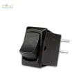 Mini-Wippenschalter schwarz 2-polig max. 250V/3A Wippschalter Schalter schaltend