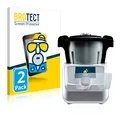 BROTECT Entspiegelungs-Schutzfolie für SilverCrest Mini Monsieur Cuisine Connect (2 Stück) Matte Displayschutz-Folie, Anti-Reflex, Anti-Fingerprint