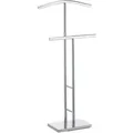 Relaxdays Herrendiener Stahl Chrom Freistehend 106 cm x 49 cm x 20 cm