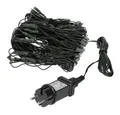 ECD Germany LED-Lichternetz Lichtervorhang Lichterkette Weihnachtsbeleuchtung Lichterkettenvorhang, Lichternetz 160 LEDs 2x1m für Innen & Außen IP44 Warmweiß