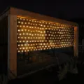 LED Lichternetz Lichtervorhang Lichterkette Weihnachten Warmweiß 160 LED 2x1 m