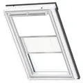 VELUX Verdunkelung Plus DFD Manuell Uni Weiß/Weiß 1025, F04, Aluminiumschiene,GEL,Manuell,VELUX