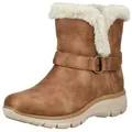 Skechers Skechers Stiefelette Lederimitat/Textil Stiefelette braun 37 EU