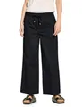 CECIL Damen B377889 7/8 Hose im Loose Fit, Black, S / 26L