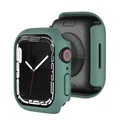 Für Apple Watch Serie 9 / 8 / 7 45mm Schock TPU Silikon Hülle Cover Tasche