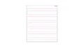 ALLboards Magnetisch Selbstklebend Folie Magnetauflage, Trocken abwischbar 80x95 cm - Dreizeilig, Magnetic Dry-Wipe Overlay Sheet