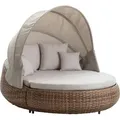 Dehner Daybed Tulum, ca. B179/H163/T220 cm - Braun