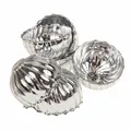 SIDCO Schwimmschale 6X Silber Teelichtschalen Schwimmglas Miniteich Teelicht Teichdeko