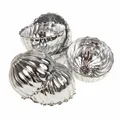 Schwimmschale 6x silber Teelichtschalen Schwimmglas Miniteich Teelicht Teichdeko