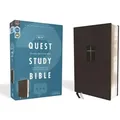 Niv Quest Study Bible Leathersoft Black Comfort Print von Zondervan / Zondervan / Buch