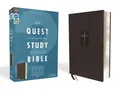 Christianity To NIV, Quest Study Bible, Leathersoft, Black, Comf (Leather Bound)